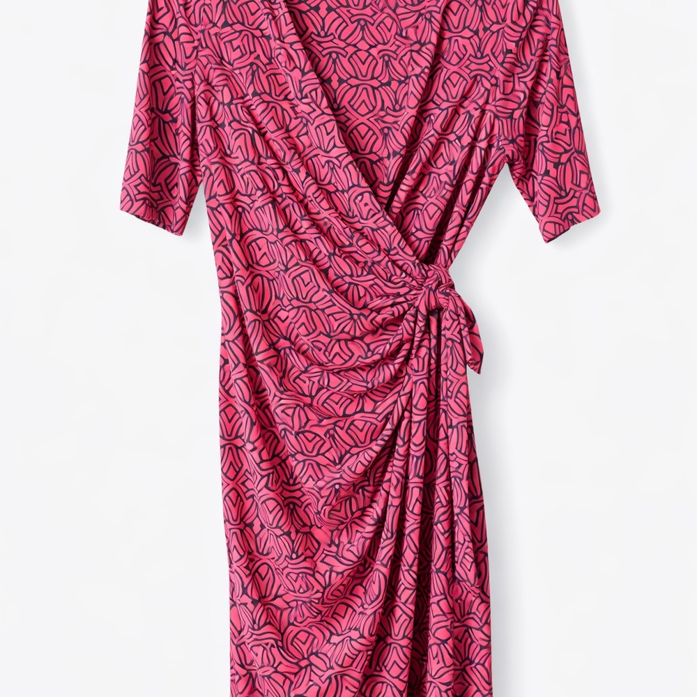 Motherhood Pink and Black Maternity/Nursing and after Dress